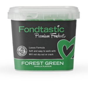 Fondtastic Premium Fondant Forest Green 1kg