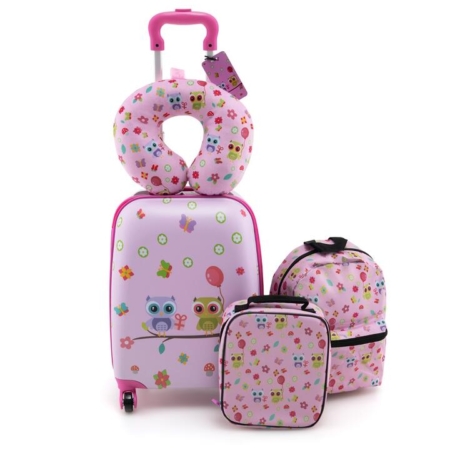 5 piece kids luggage set