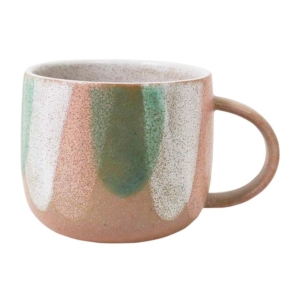 Robert Gordon Hand Brushed Mug 350ml Green Tate