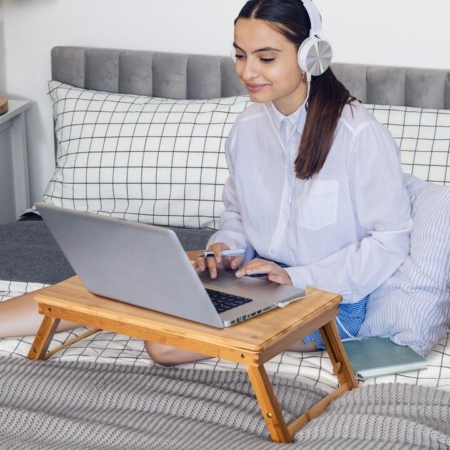 laptop bed desk table tray