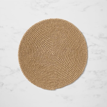 Salisbury & Co Woven Round Placemat 38cm Natural