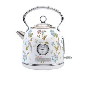 Laura Ashley Elveden Electric Kettle 1.7L White and Silver