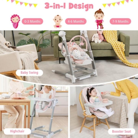 3-in-1 baby high chair