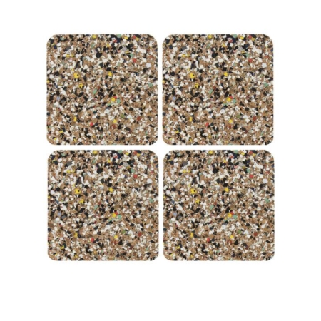 Liga Square Coaster Set of 4 Beach Clean