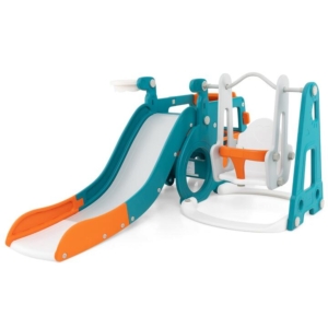 Costway toddler swing and slide set