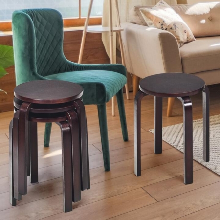 solid wood stool