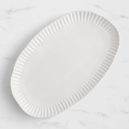 Salisbury & Co Palermo Serving Platter 50.5x32.5cm White