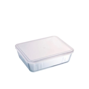 Pyrex Cook & Freeze Rectangular Glass Storage 1.5L White
