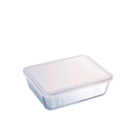 Pyrex Cook & Freeze Rectangular Glass Storage 1.5L White