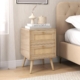 rattan nightstand