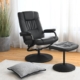 recliner chair with ottoman