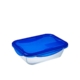 Pyrex Cook & Go Rectangular Glass Storage 1.9L Blue