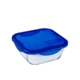 Pyrex Cook & Go Square Glass Storage 2L Blue