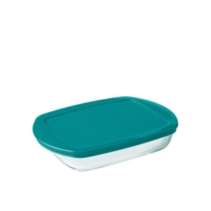 Pyrex Cook & Store Rectangular Glass Storage 1.7L Green