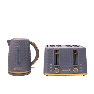 Westinghouse Kettle and Toaster Pack Grey - Zigzag Pattern