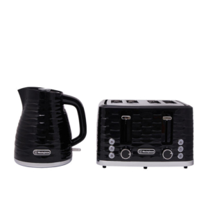 Westinghouse Kettle and Toaster Pack Black - Wave Pattern