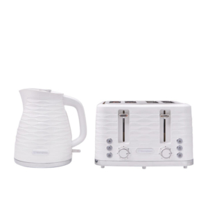 Westinghouse Kettle and Toaster Pack White - Wave Pattern