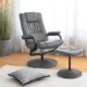 recliner chair with ottoman