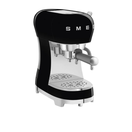 Smeg 50's Retro Style ECF02 Espresso Coffee Machine Black