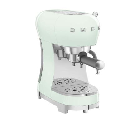 Smeg 50's Retro Style ECF02 Espresso Coffee Machine Pastel Green