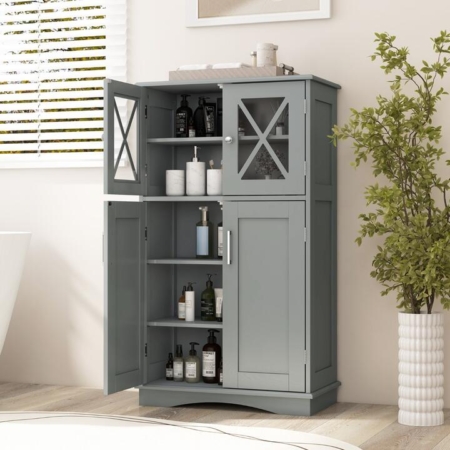 bathroom storage cabinet