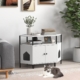 hidden cat litter box furniture