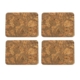 Liga Rectangular Cork Placemat Set of 4 Natural