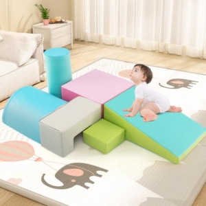 climb and crawl foam play set