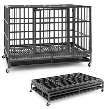 foldable heavy-duty dog cage