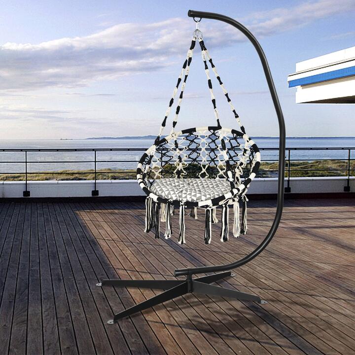 hammock chair with C-shaped Steel Stand