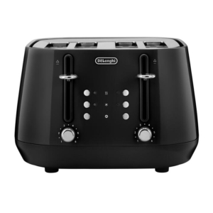 DeLonghi Eclettica CTY4003BK 4 Slice Toaster Bold Black