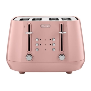 DeLonghi Eclettica CTY4003PK 4 Slice Toaster Playful Pink