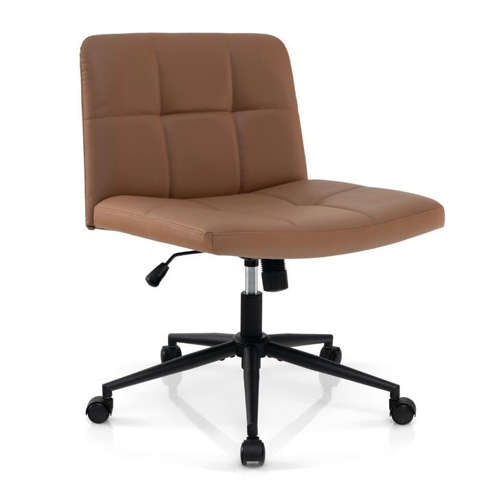 Costway criss cross chair with wheels