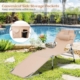 costway sun lounger