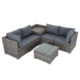 6PCS Outdoor Modular Lounge Sofa Coogee – Grey