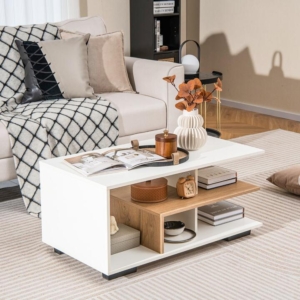 Costway modern coffee table