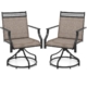 outdoor swivel dining chairs set of 2