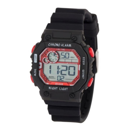 Cactus Fiesta Kids Digital Watch - Black