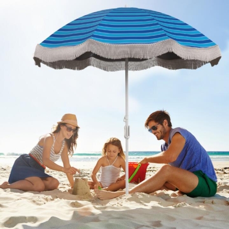 Costway outdoor patio umbrella with carry bag