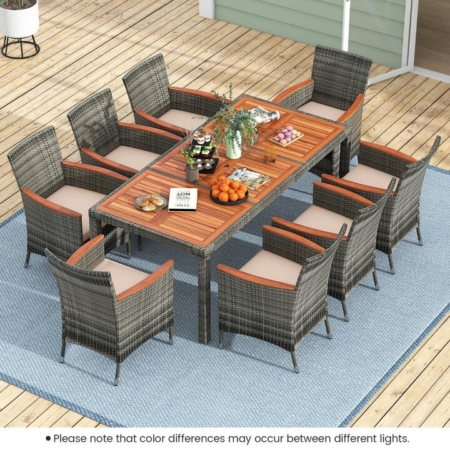 9 piece patio dining set