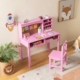 kids study desk and chair set