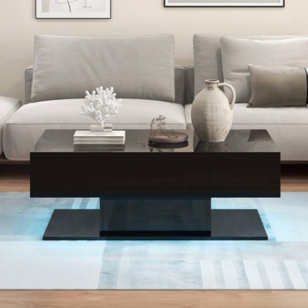 Costway white/black coffee tables for living room