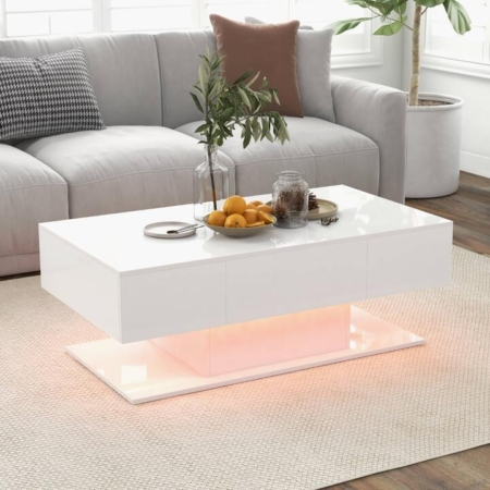 Costway white/black coffee tables for living room