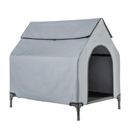 Costway elevated pet dog house