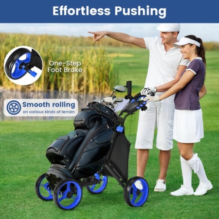 Costway 4-wheel golf trolley