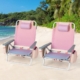 Costway folding beach chair