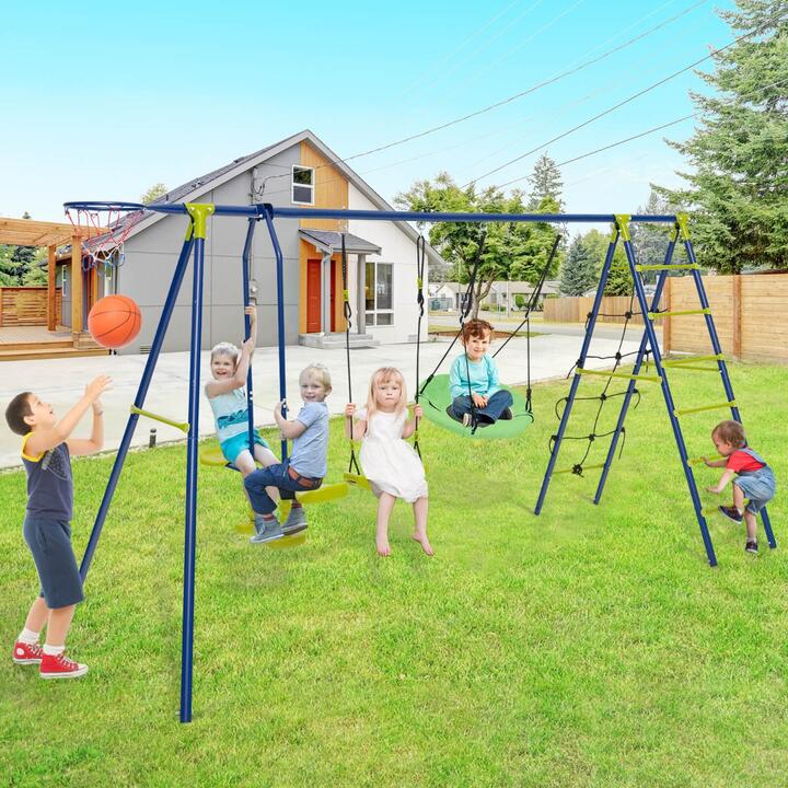 Costway kids swing set