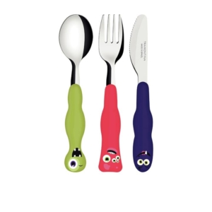 Tramontina Children's Cutlery Set 3pc Monster