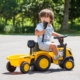 ride on push car no power ride on car foot to floor ride on tractor with detachable cargo trailer push ride on toy toddler sliding tractor kids racer walking gift walking sliding toy foot-to-floor sliding car sit and scoot toy car for preschool age