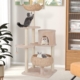 wooden cat tree